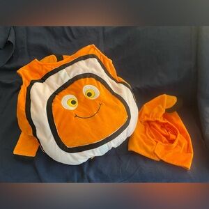 Nemo costume, only worn once. Plush, easy to layer up warm underneath.
